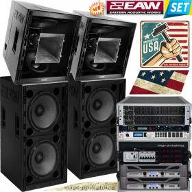 PA System EAW KF750-SB750z-Rack Crown SET